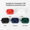 Anti-Drop Bluetooth-Kopfhörerhülle Silikon-Ladeboxhülle für Anker Soundcore C50i