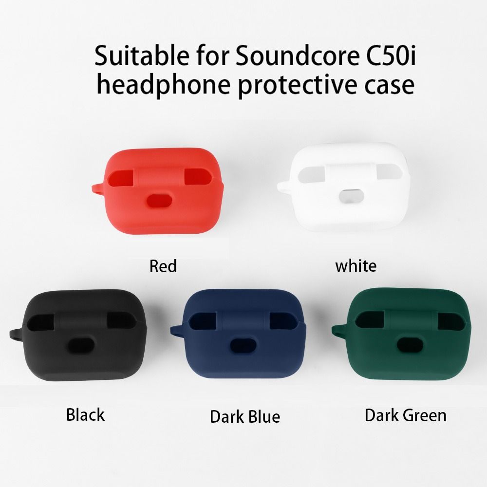 Anti-Drop Bluetooth-Kopfhörerhülle Silikon-Ladeboxhülle für Anker Soundcore C50i