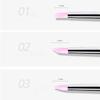 Durable Nail Art Silicone Pen Pink Rod Press Pen Dot Bead Embossed Powder Press Stick Nail Art Tools Rhinestone Tool 5PCS