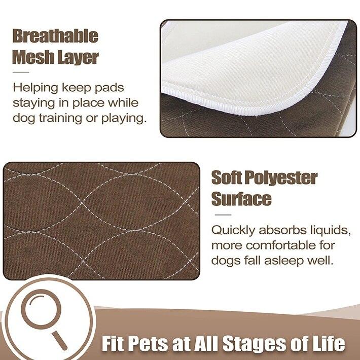 Buy Pet Diaper Pad Washable Dog Urine Pad Waterproof Antislip Urine