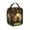 Invincible Hero Manga Thermal Insulated Lunch Bags for Travel Portable Food Container Bags Thermal Cooler Lunch Boxes