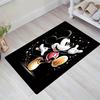1pc Mickey Pattern Area Rug Soft Flannel Floor Mat for Living Room,Office,Bedroom and Carpet