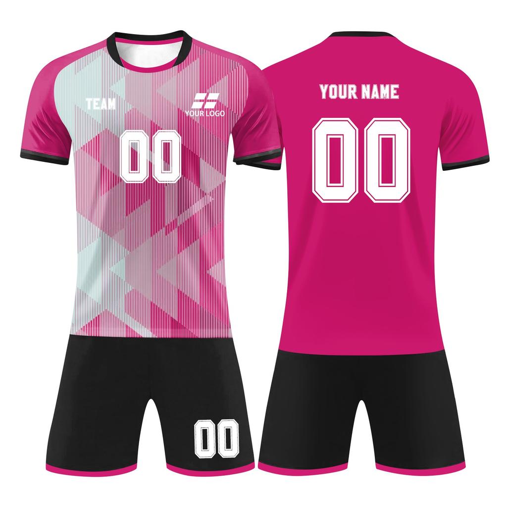 Personalised Shirts Kit Mens Girls With Name Number Custom Football Jerseys For Boys Training Suit