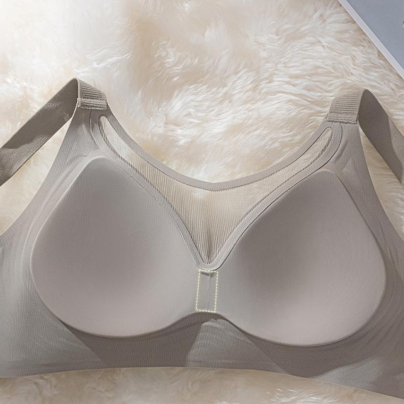 Breathable Seamless Bra for Women Soft Support Adjustable Breasts Comfortable Bra Plus Size Bra