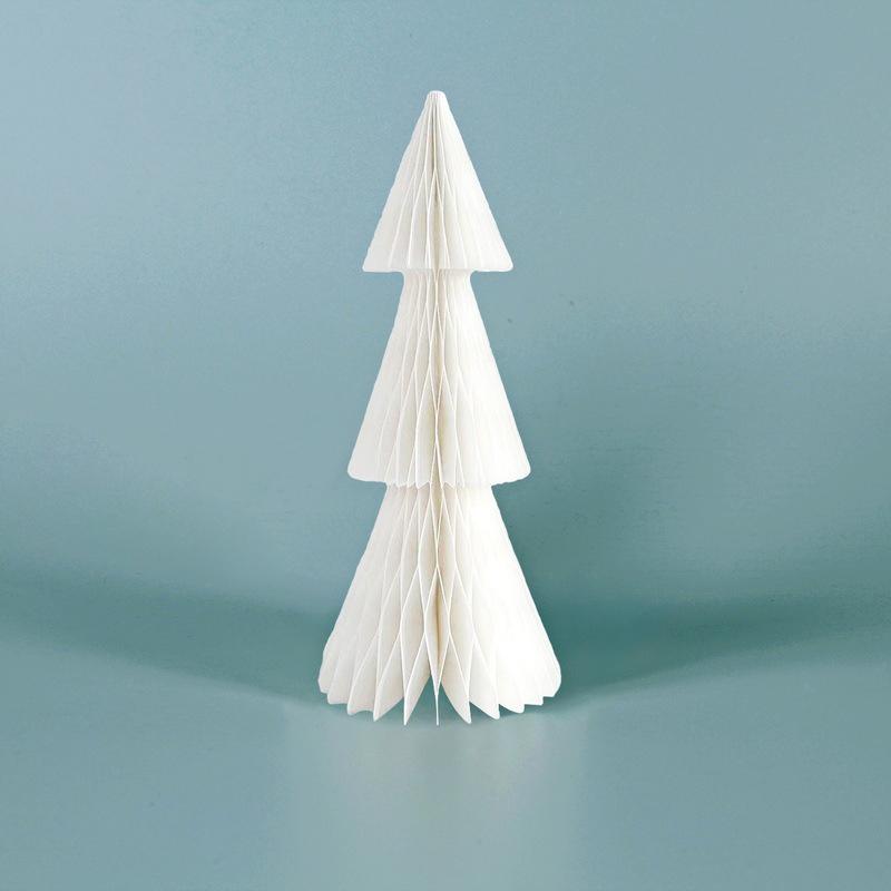 

Орігамі Стільниковий Різдвяний Деревце Настільна Прикраса для Дому та Вечірки 15cm