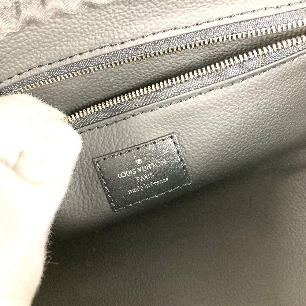 Louis Vuitton M46354 MonogramEclipse Dopp-kit Clutch Pouch Hand Bag Black Unused