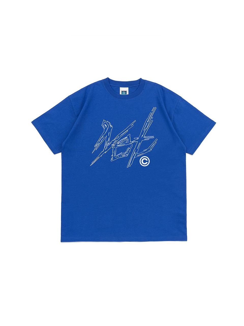 Net Social Club Net (C) Tee (Ocean Blue) Ocean Blue/M