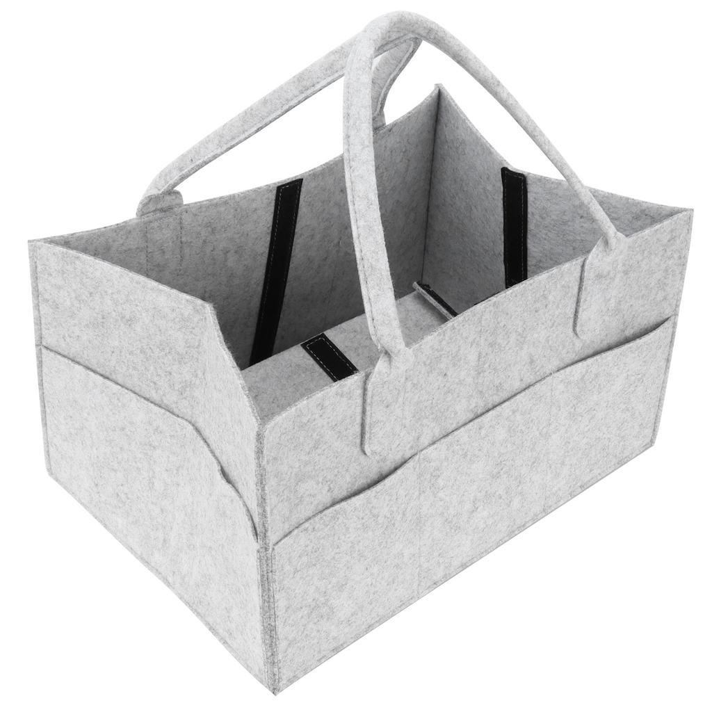 Organizator de scutece pentru bebeluși, din pâslă, geantă de călătorie, portabilă, mare, pentru haine de bebeluși