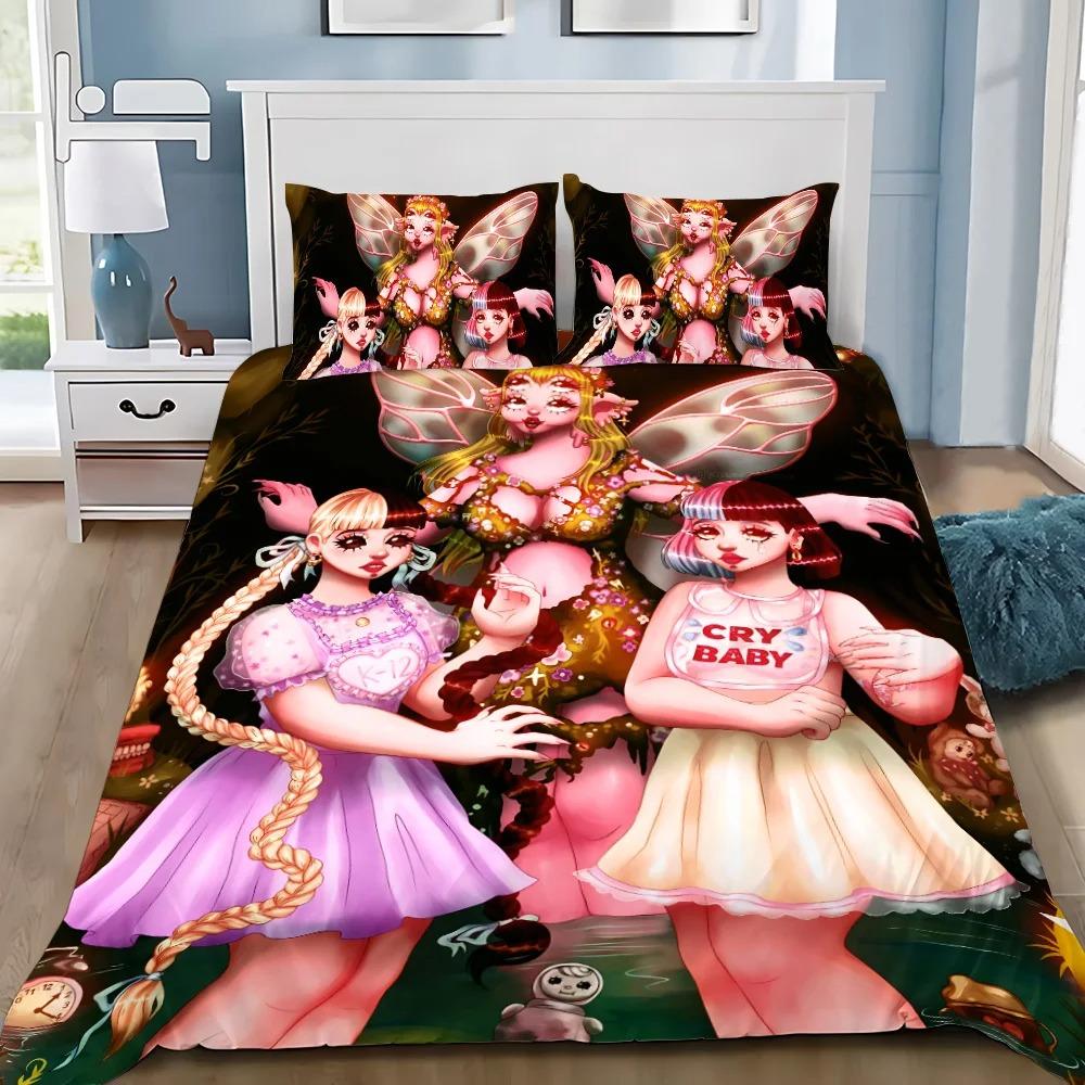 3D Print Melanie Martinez Music Bedding Set Duvet Cover Set With Pillowcase 2/3pcs Comforter Cover Bedroom Decor Microfiber