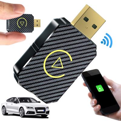 Wired To Wireless Carplay & Android Auto Adapter Auto Connect USB Plug and Play for Factory Wired Carplay Android Auto Cars