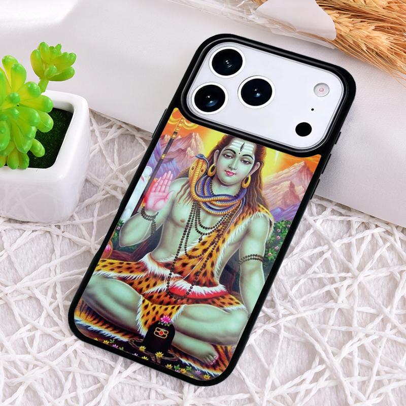 Lord Shiva Hindu God Buddha India Phone Case for iPhone 17 Air 16 15 11 12 14 13 Pro Max Shockproof Cover