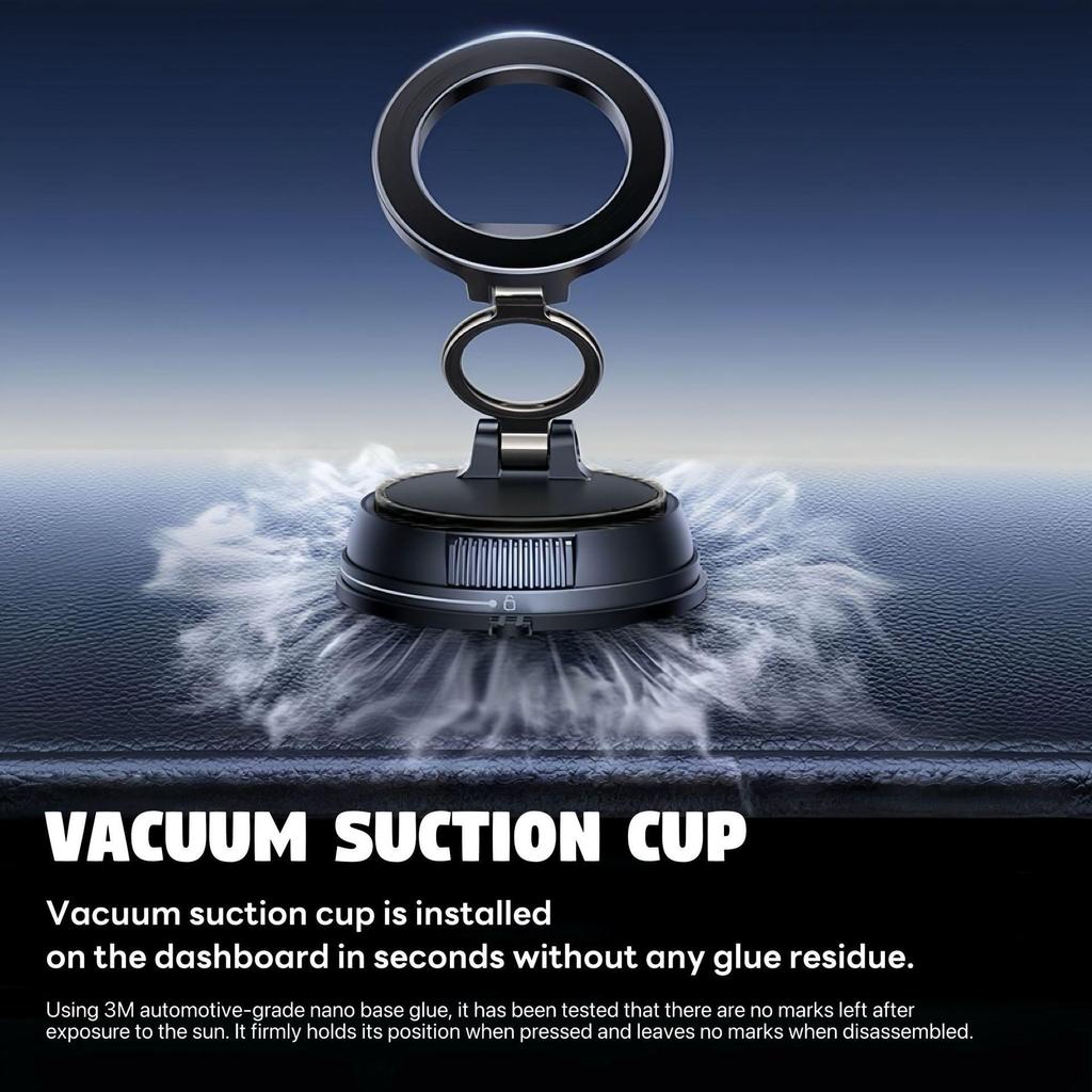 Foldable Magnetic Phone Holder: Dual-Use for Car and Home