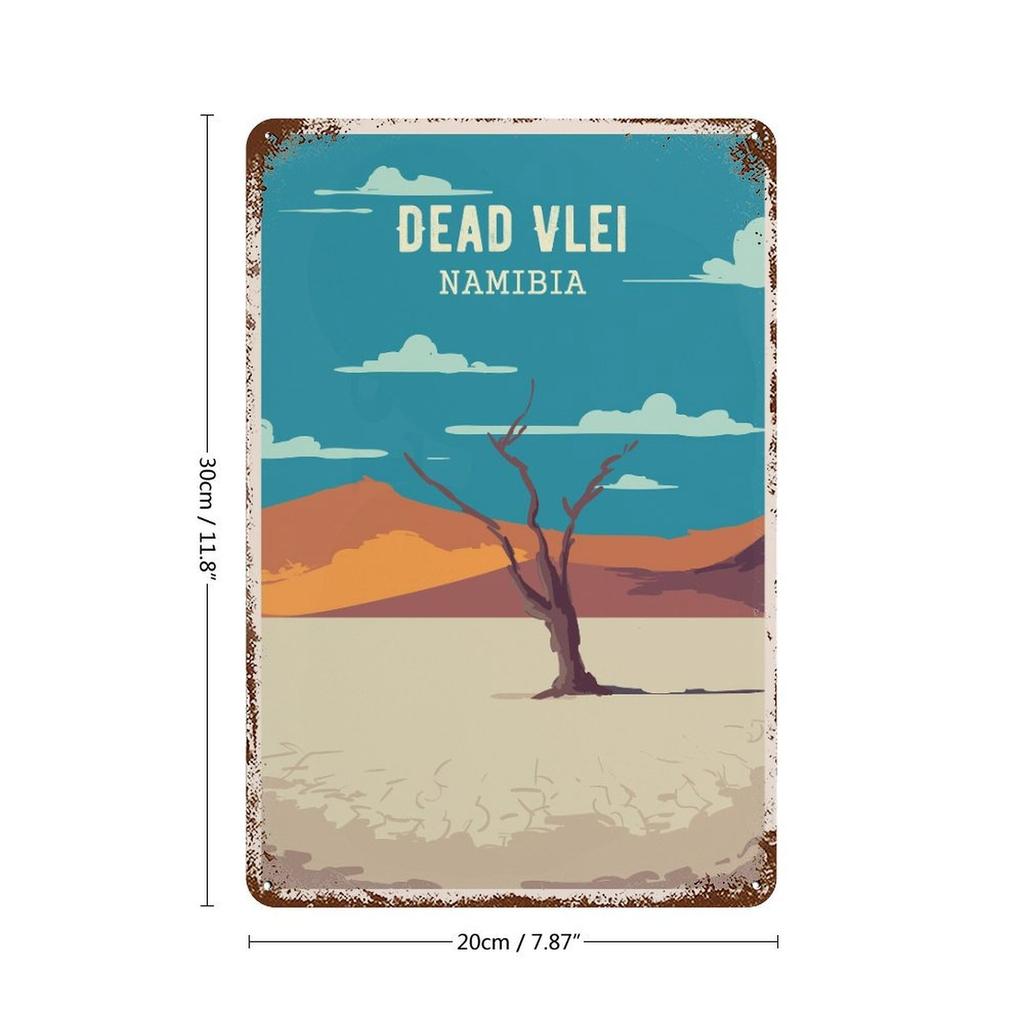 1PC Vertical Vintage Metal Hanging Sign 20×30cm, Rustic Patina Tin Artwork for Bar, Garage, Living Room, Café or Office Wall Décor