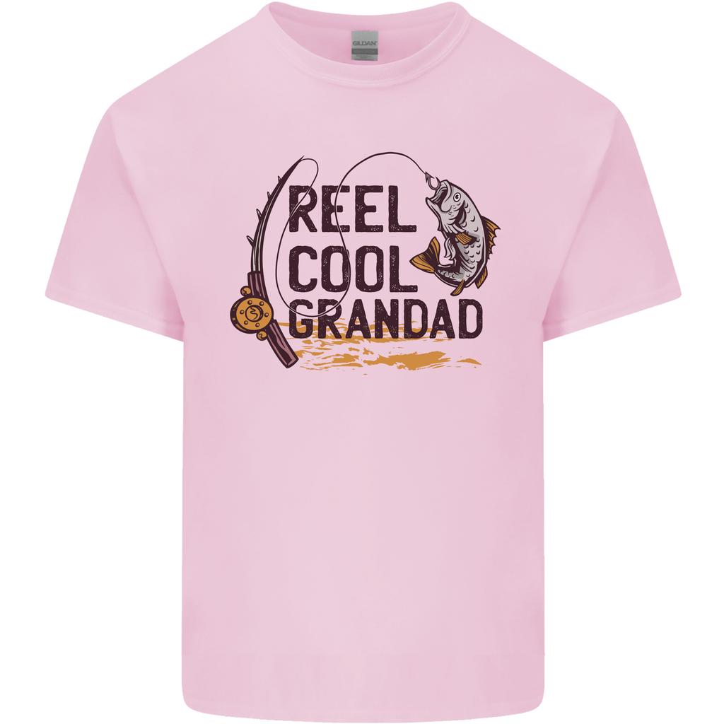 Reel Cool Grandad Funny Fishing FisherUnisex Unisexs Light Cotton TShirt