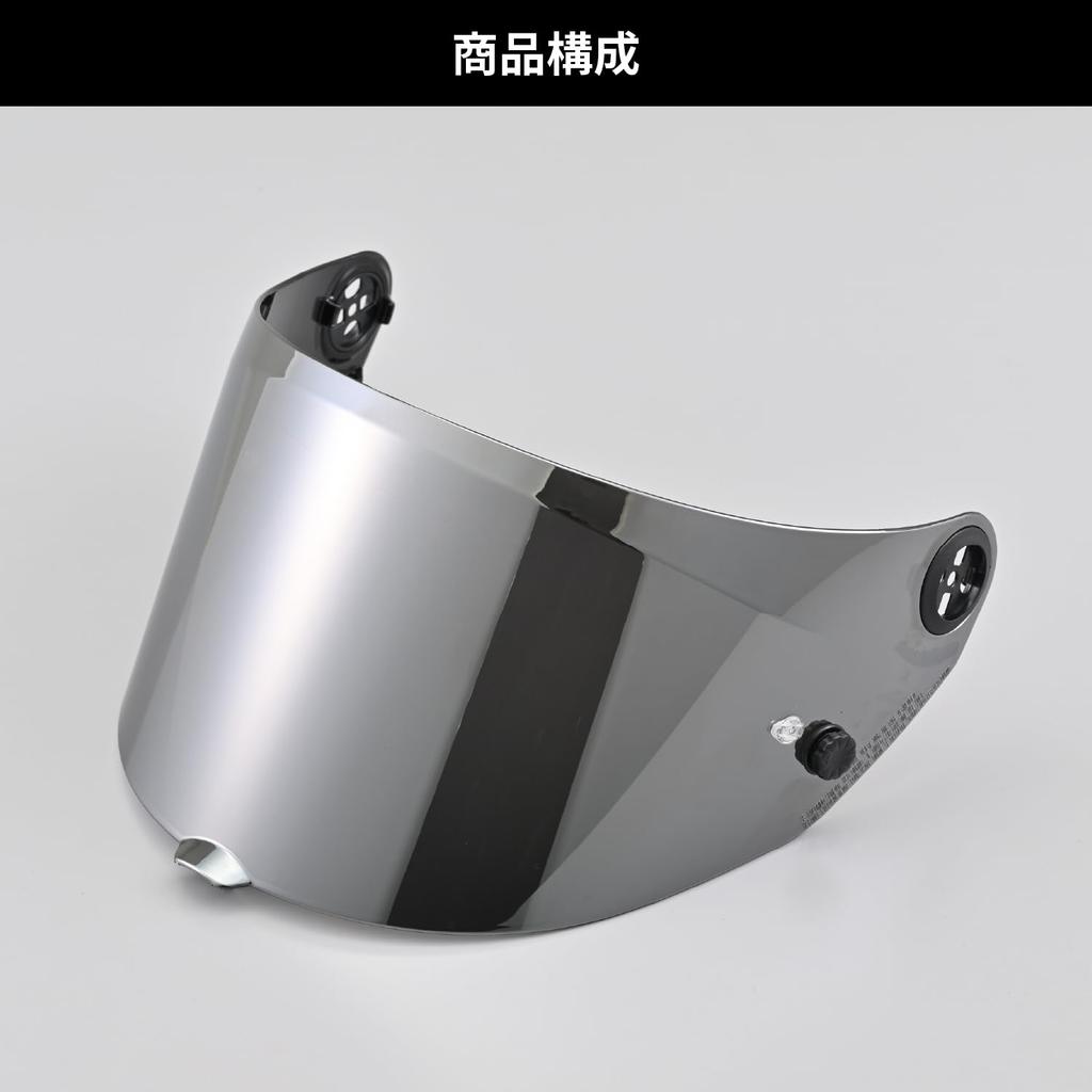 NOLAN Motorcycle Helmet Shield for Shield Metal 47052 (Nolan) [ ] X-804RS, Tear-off Compatible, XFR-03, Chrome,