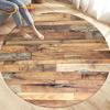 3D Wood Grain Round Area Rug,Circle Carpet Rug for Living Room Bedroom Sofa Cloakroom Decor,Kids Play Non-slip Floor Mat,Pet Mat