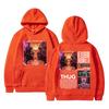 Rapper Young Thug Punk Album Music Print Mikina Unisex Hip Hop Rap Styl Mikina Unisex Oversized Streetwear Pánské prémiové mikiny