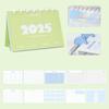 Spiral 2025 Desk Calendar Standing Flip Agenda Organizer Learning Plan Desk Calendar  Home Office
