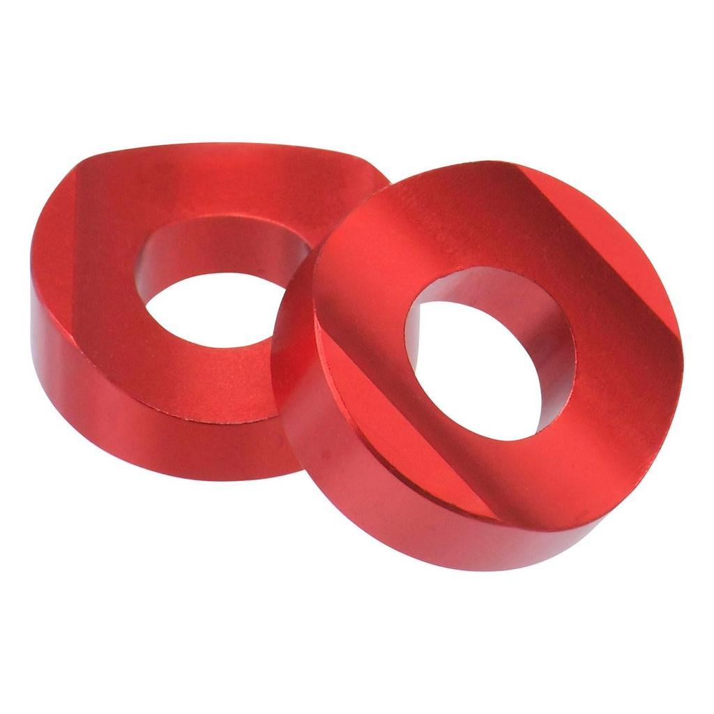 DRC Rimlock Spacer Aluminum Red 2 Pieces DIRTFREAK DIRTFREAK F7413