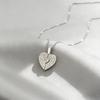 Heart-shaped Pendant Heart-shaped Necklace Handmade Couple Love Locket Heart Opening Locket  Gift