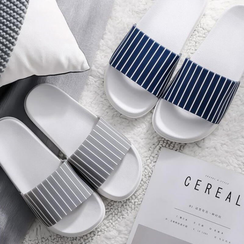 

Office Home Bathroom EVA Cushion Non-Slip Fashion Slippers RAIN black