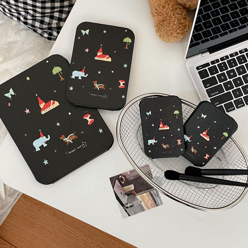 Süßer Katzen-Tragbarer Klapp-Kosmetikspiegel für Wohnheime und Zuhause