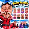 3D Face Printed Funny Ski Mask Old Man Pattern Winter Mask Cover  For Outdoor/Cycling/Pranks/Party
