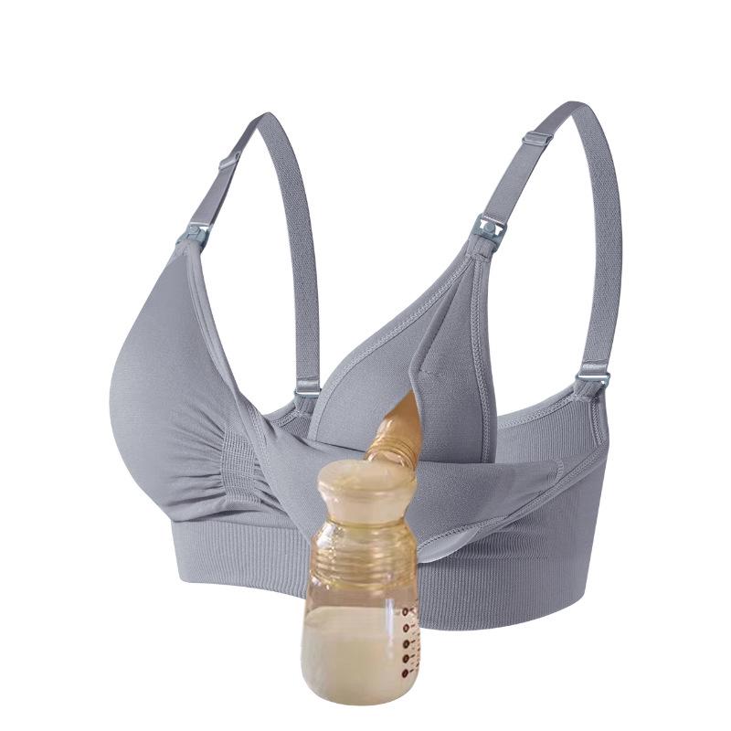 Hands-Free Breast Pumping Bra for Nursing, Breathable Maternity and Breastfeeding Support