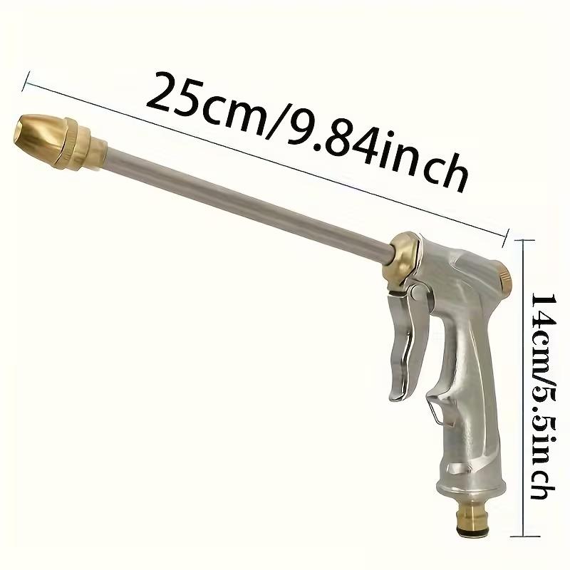 

Heavy Duty Brass Garden Sprayer High Pressure Adjustable Water Hose Nozzle Multi Spray Gun For Plant Watering Garden Irrigation