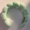 Velvet Face Wash Kit Includes Cloud Headband Wrist Band Set and Pretty Bow Headband To Women for Custom Package
