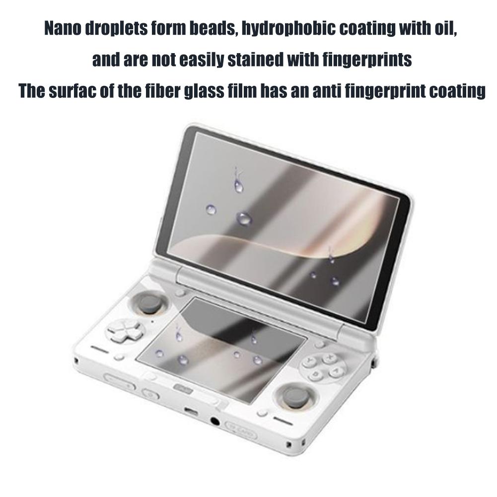 1/2set For AYN THOR Dual-Screen Flip Handheld Game Console Nano Explosion-Proof Film High-Definition Scratch-Resistant Eye-Prote