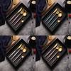 Family Dinner Set Wedding Stainless Steel Dinner Knife Fork Spoon Silverware Set
