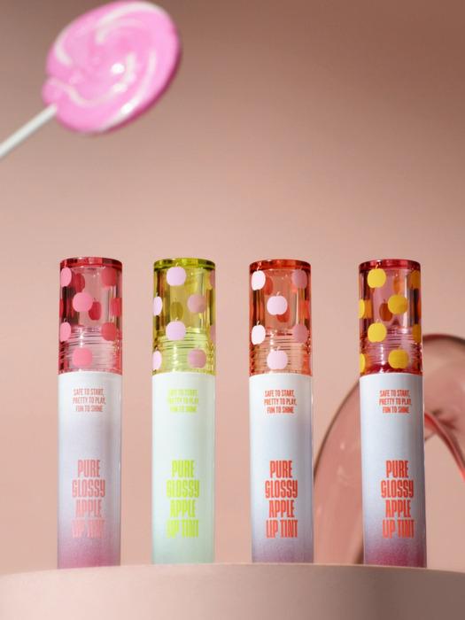 THE PRETTY PETITE Glossy Apple Lip Tint 2-piece set