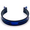 LEXOR Schalband Schal Halterung Fahrrad Motorrad Custom Edelstahl 100 Blau