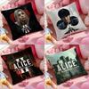Alice In Borderland Cushion Cover Pattern Printed Pillowcase for Living Room Sofa Cushion Cover & Bedroom Decor