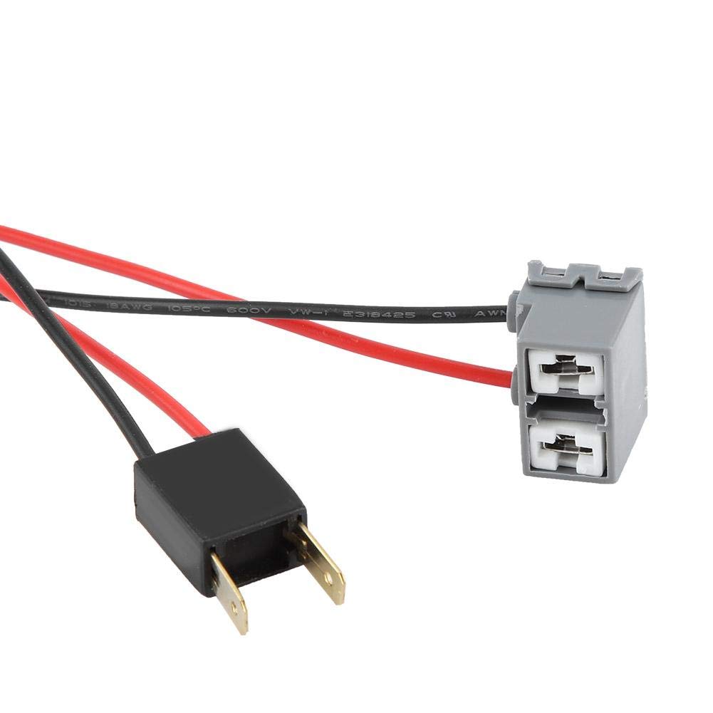 Akozon Headlight Decoder 2pcs LED Headlight Fog Lamp Load Resistance Decoder H7 Anti Flicker Flash Error Cancellation