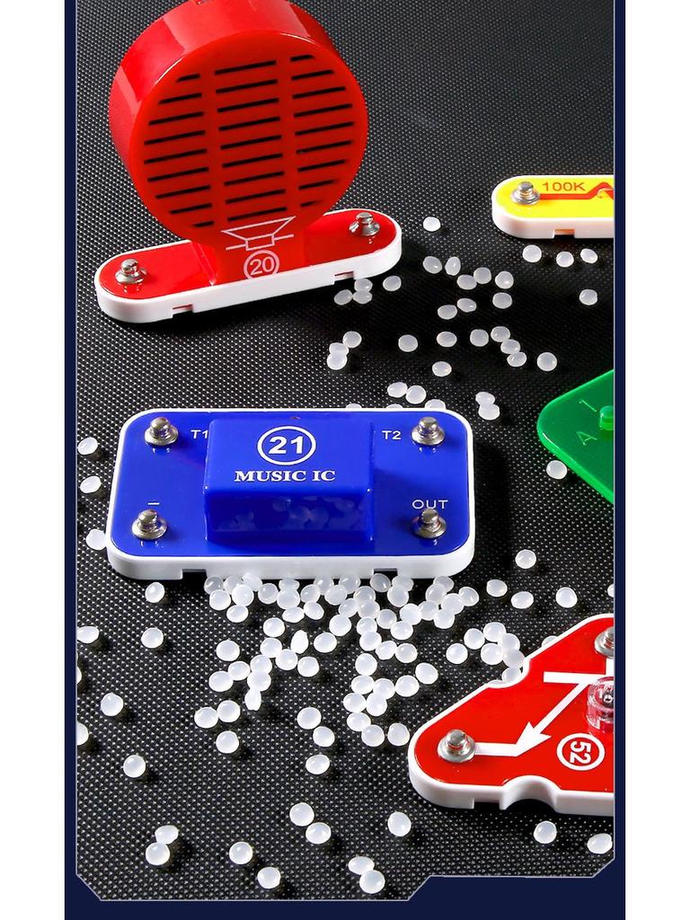 Children's Science Experiment Kit: Electronic Building Blocks & Circuit Toy Set