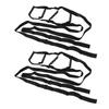 2PCS Bed Sit Up Helper Nylon Adjustable Four Sections Bed Ladder Assist for The Elderly