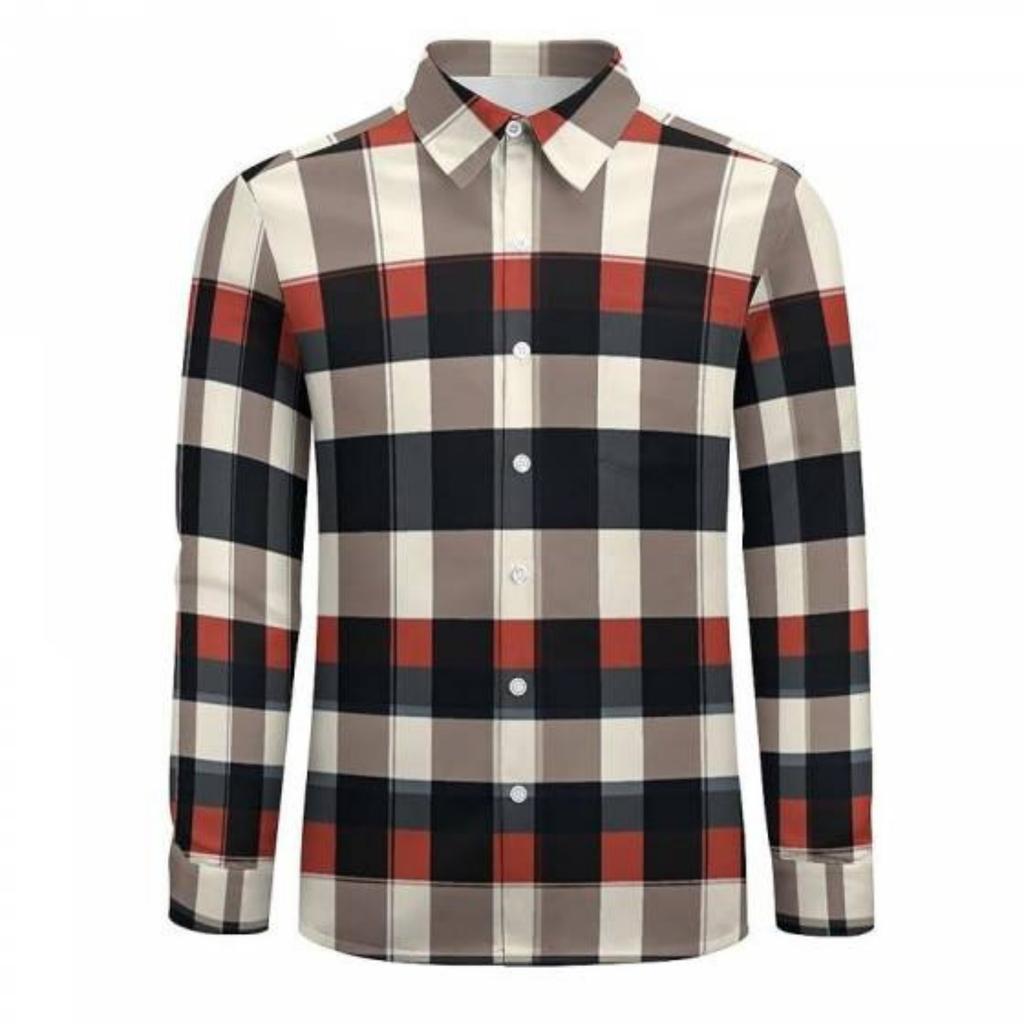 Modern Slim Fit Long Sleeve Shirt, Stylish Casual-Formal Wear for Men