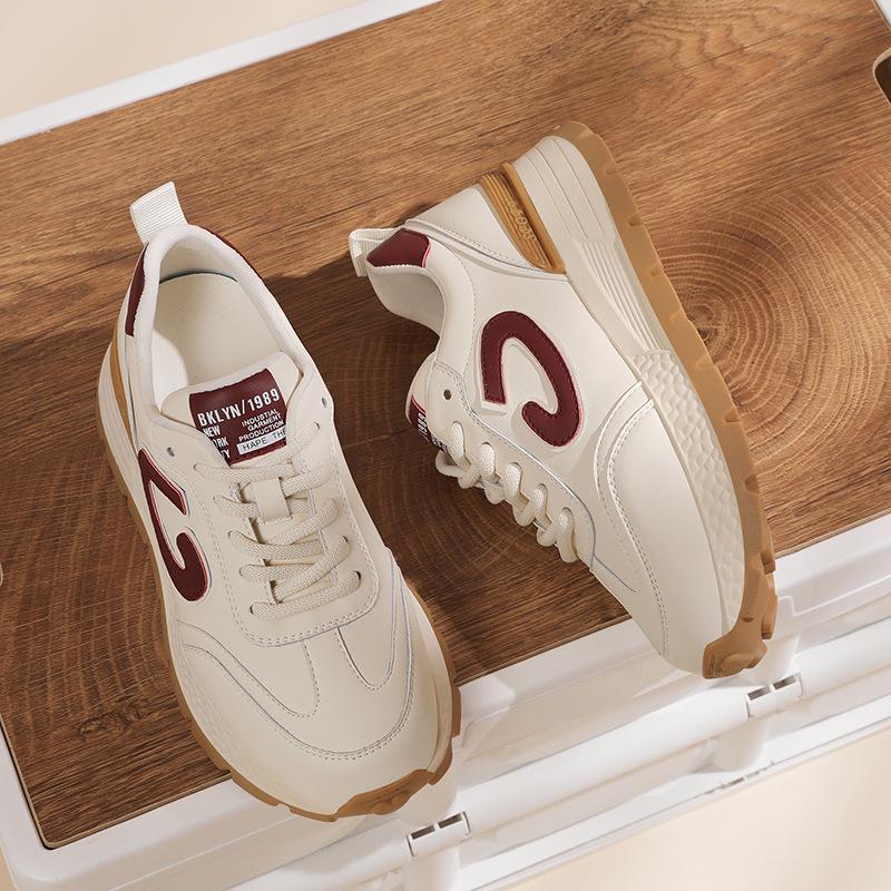 

Женские кроссовки Forrest Gump Весна-Осень 2024 Дышащие Толстая подошва Повседневные 35