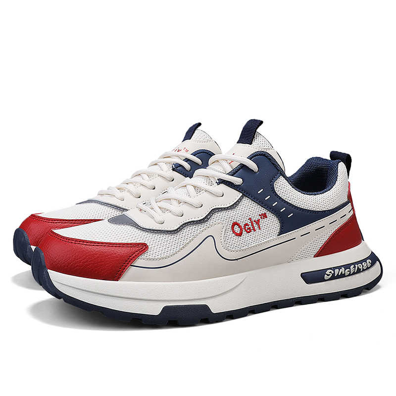 Fashion Round Nose Thick Heeled Flat Sneakers Vulcanize New Novelty Shoes For Men's Shoes Sport Super Sale Comfort Shoos Popular