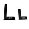 Aluminum Alloy Flat Angle Ruler Base Measuring Tape with Seat Shape Right Angle Ruler Knife Mouth Angle Ruler