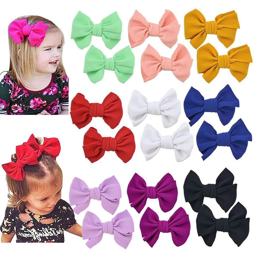 Toddler Kid Butterfly Bows Alligator Hair Clip Gradient Colored Sequins Hairgrip