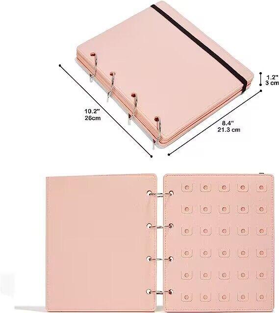 Schuhanhänger Organizer Aufbewahrungsbücher 4 Seiten Display Tragbare Reisetasche Geschenk Schnallen