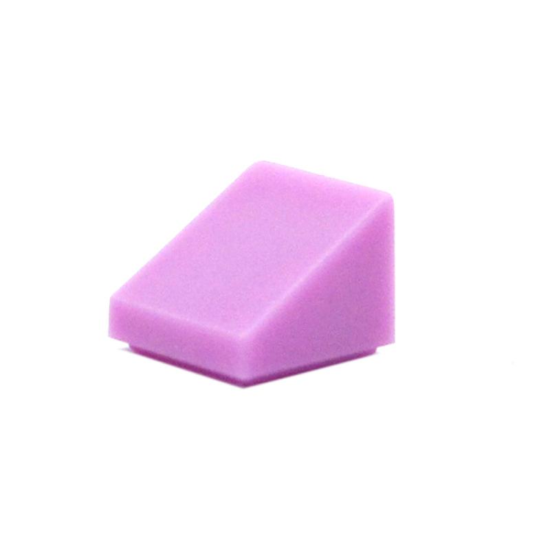 100pcs DIY Building Blocks Figure Smooth Bevel Bricks 1x1 Educational Creative Size Compatible With 54200 Toys for Children