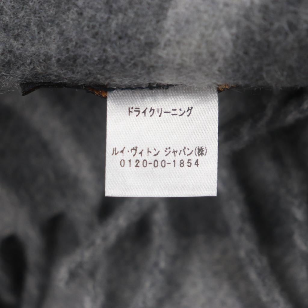 Excellent LOUIS VUITTON Scarf Echarpe earmuffs gray cashmere mens R96950 Used