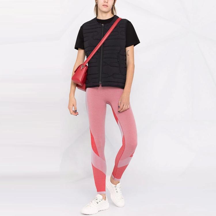 Y-3 FW21 Logo Print Leggings Women leggings Red HB6322