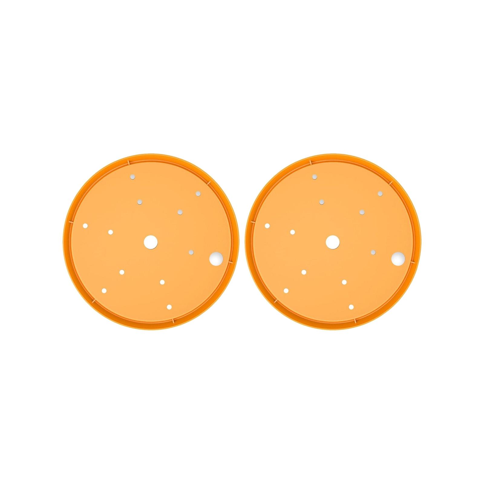 

2 шт. Круглый вкладыш для кашпо Вкладыш для цветочного горшка с дренажными отверстиями Используйте меньше почвосмеси Аксессуары для кашпо для уличного использования жёлтый