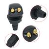 1 Set Car Dual Holes Windshield Washer Nozzle Wiper Water Spray Jet Car Windshield Wiper Washer Spray Nozzle
