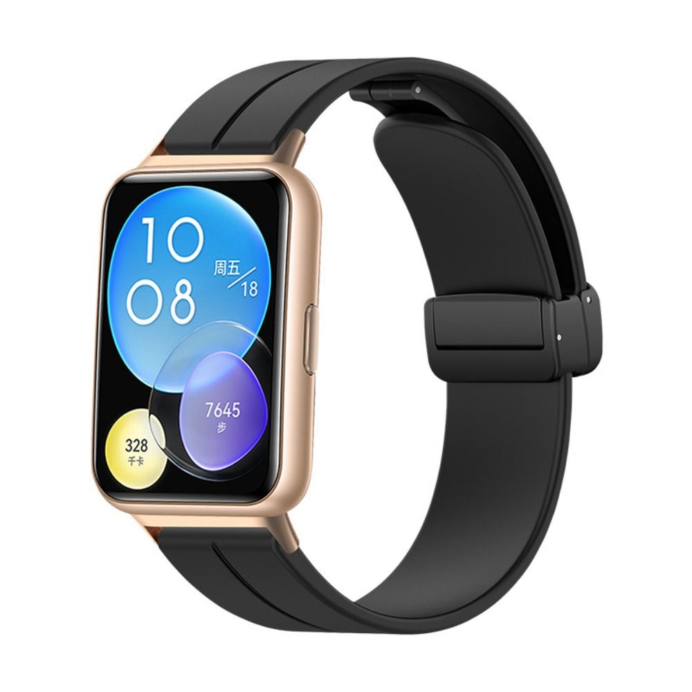Magnetic Silicone Strap Replacement Watch Band New Bracelet for Huawei Watch FIT 2